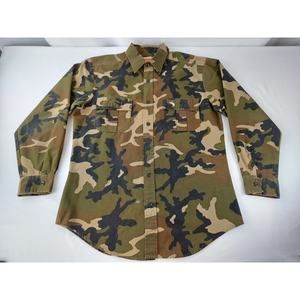 Winchester Men's Camo Hunting Button Up Embroidered Logo Shirt Medium